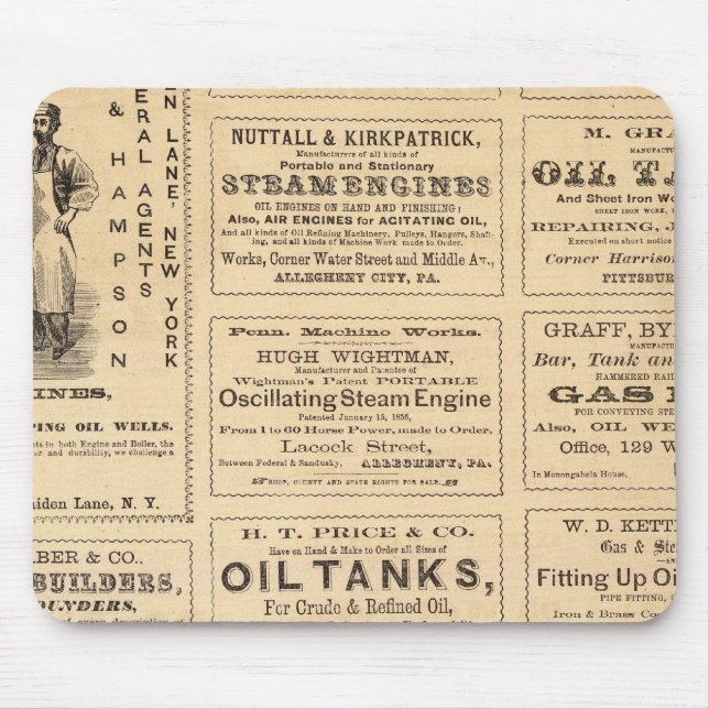 Advertisements Mouse Pad (Front)