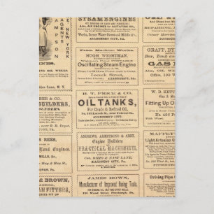 Advertisements Postcard