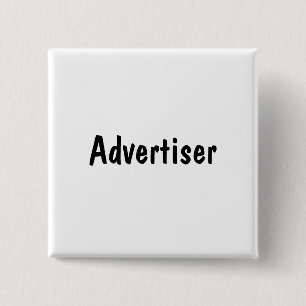 Advertiser 15 Cm Square Badge