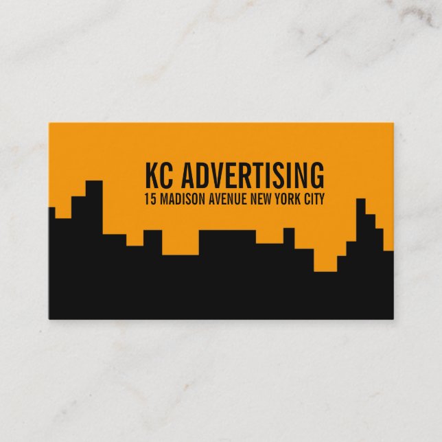 Advertising Business Cards (Front)