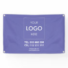 Advertising Business Logo Purple