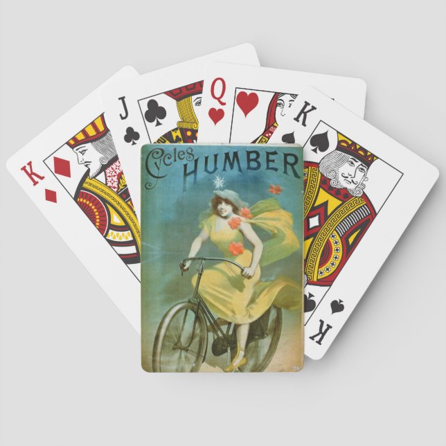 Advertising for 'Humber Cycles' (color litho) Playing Cards (Back)