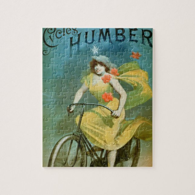 Advertising for 'Humber Cycles' (colour litho) Jigsaw Puzzle (Vertical)