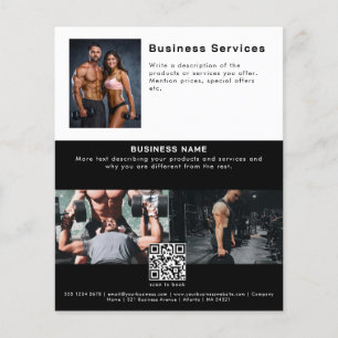 Advertising Leaflet Sales Service Promotional Gym Flyer