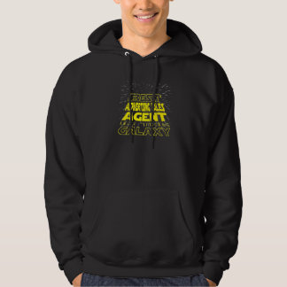 Advertising Sales Agent Cool Galaxy Job Hoodie
