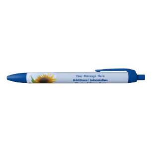 Advertising Sunflowers by Julia Morrill Black Ink Pen