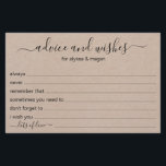 Advice and Wishes Rustic LGBTQ Wedding<br><div class="desc">These simple, rustic, handwritten script Advice & Wishes sheets are perfect to have shower, rehearsal dinner or wedding guests fill out for the happy couple. People will love having the prompts - they make it so easy to leave loving words of advice and well wishes. They will be treasured for...</div>