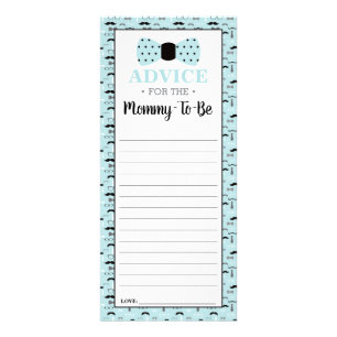 Advice Card for Mum-To-Be, Baby Shower, 25 Pack