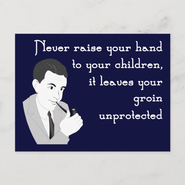 Advice for Dads Post Card (Front)