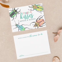 Advice for Mum to Be Love Bugs Baby Shower Card