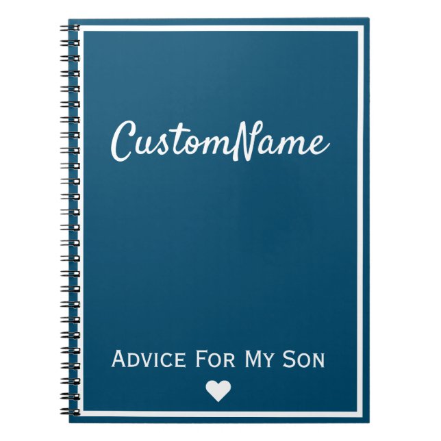 Advice For My Son Journal (Front)