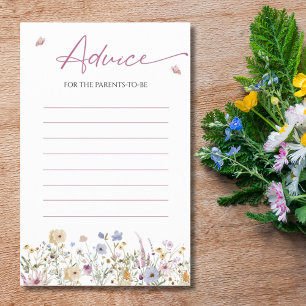 Advice For Parents Soft Pastel Wildflower Flyer