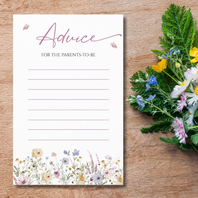 Advice For Parents Soft Pastel Wildflower Flyer (Creator Uploaded)