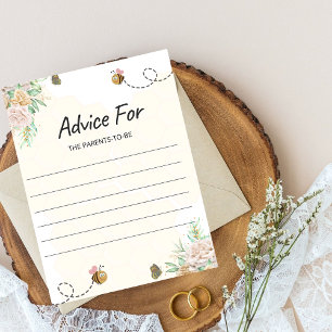 Advice for Parents to Bee Baby Shower Game