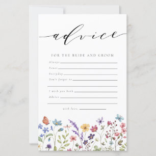 Advice for the Bride and Groom Floral Bridal
