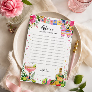 Advice for the Future Mrs. Fiesta Bridal Shower Stationery
