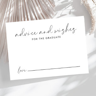 Advice For The Graduate Graduation Enclosure Card