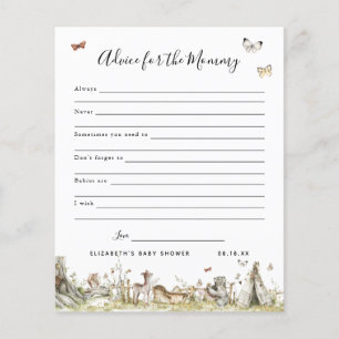 Advice for the Mummy Baby Shower Game
