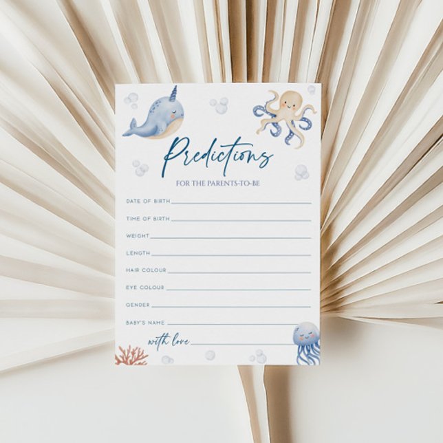 Advice For The Parents, Sea Animals Baby Shower  Invitation (Creator Uploaded)