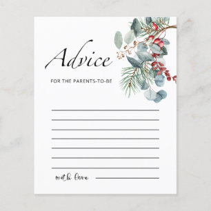 Advice for the parents to be card