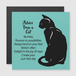 Advice from a Cat Design Magnet
