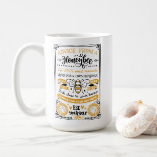 Advice from a Honeybee Coffee Mug