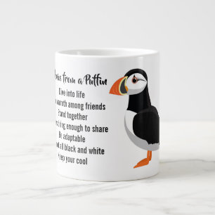 Advice from a Puffin Design Large Coffee Mug