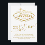 Advice to Bet On Las Vegas Theme Wishes & Advice<br><div class="desc">Las Vegas Theme Wedding or Bridal Shower Advice & Well Wishes Card features a Personalised Name Welcome to Fabulous Las Vegas Sign in White and Gold with fun and unique "Advice We Can Bet On" wording and space for marriage advice, well wishes, and travel advice for the newlywed couple. This...</div>