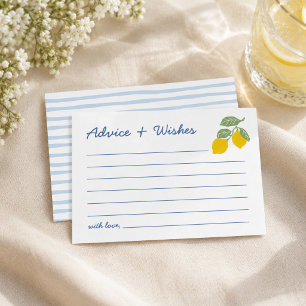 Advice & Wishes Amalfi Coast Lemon Freshly Engaged Card