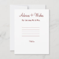 advices and wishes wedding party couple add name