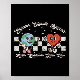 Advocate Empower Educate Harm Reduction Overdose A Poster