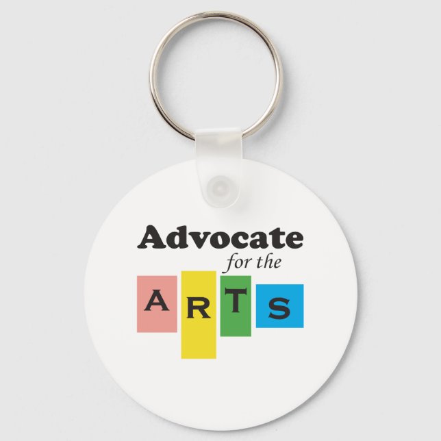 Advocate for the Arts Key Ring (Front)