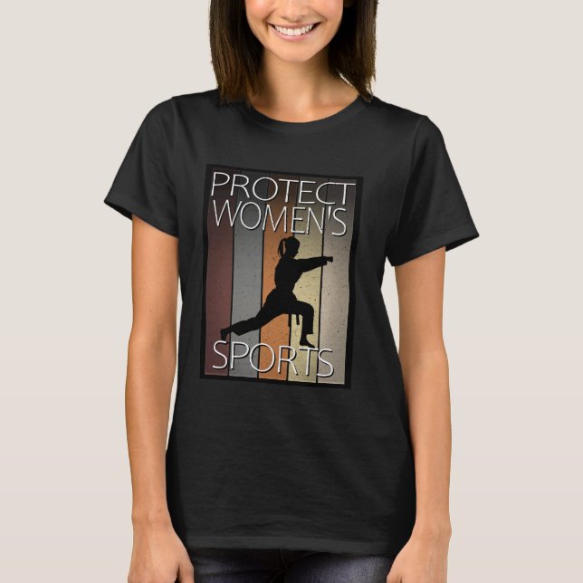 Advocate for Women's Athletics Judo Fighter T-Shirt (Front)