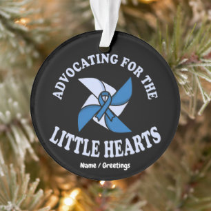 Advocating for Little Hearts Child Abuse Preventio Ornament