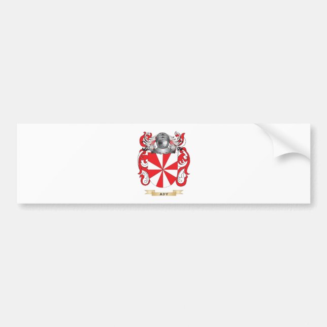 Ady Coat of Arms (Family Crest) Bumper Sticker (Front)