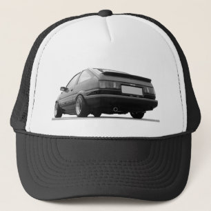 ae86 hachi corolla toyota sprinter trueno trucker hat