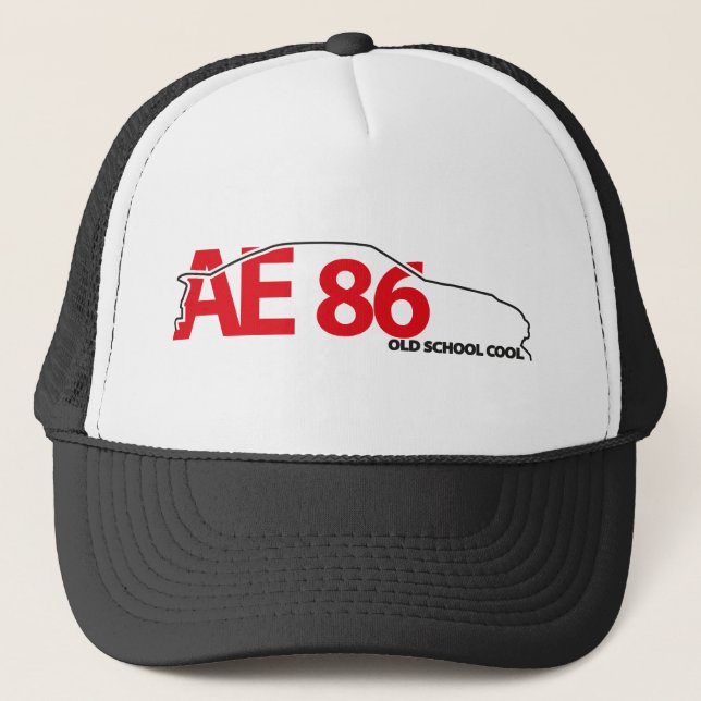 AE86 outline Mesh Hat (Front)