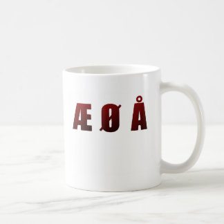Æ Ø Å COFFEE MUG