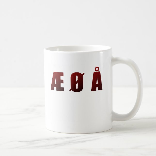 Æ Ø Å COFFEE MUG (Right)