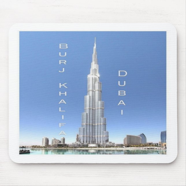 AE United Arab Emirates - Dubai - Burj Khalifa Mouse Pad (Front)
