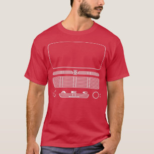 AEC Mandator 1970s classic truck outline graphic w T-Shirt