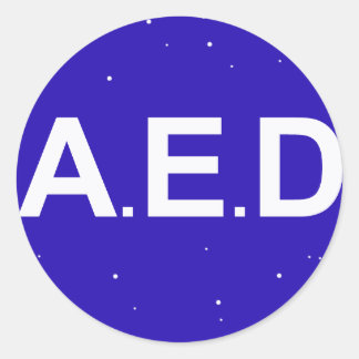 AED Sticker