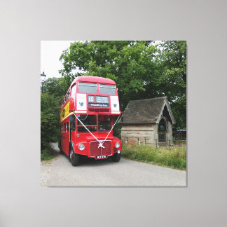 AEG Double Decker Bus Canvas Print