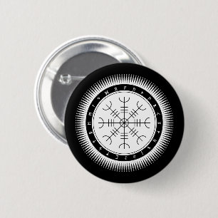 Aegishjalmr Halftone Button (Round)
