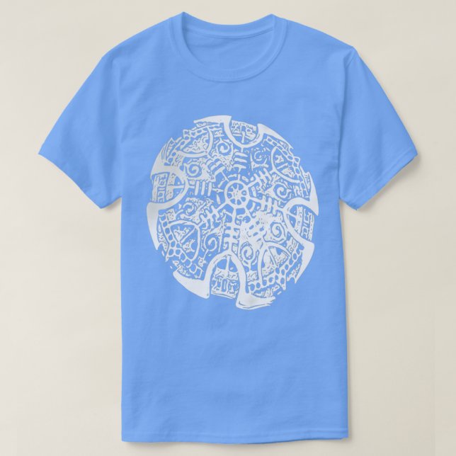 Aegishjalmur white T-Shirt (Design Front)