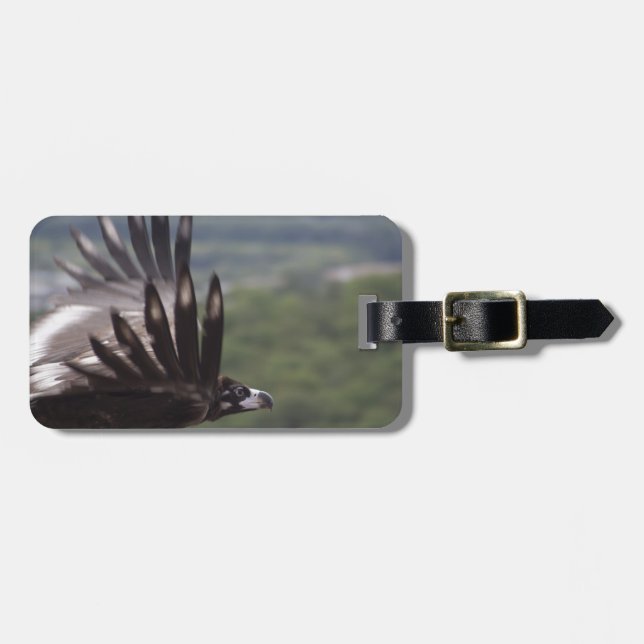 Aegypius monachus luggage tag (Front Horizontal)