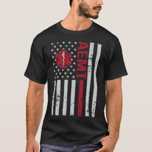 AEMT Advanced Emergency Medical Technician USA Fla T-Shirt