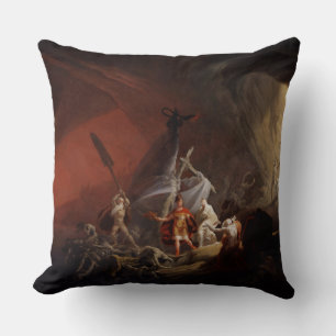 Aeneas and the Sibyl Old Masters Reproduction Cushion