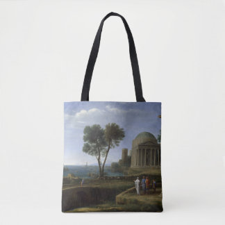 Aeneas in Delos Claude Lorrain Greek Landscape  Tote Bag