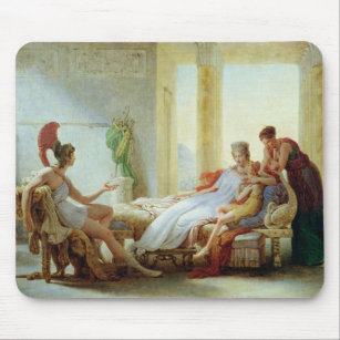 Aeneas telling Dido of the Disaster at Troy Mouse Pad